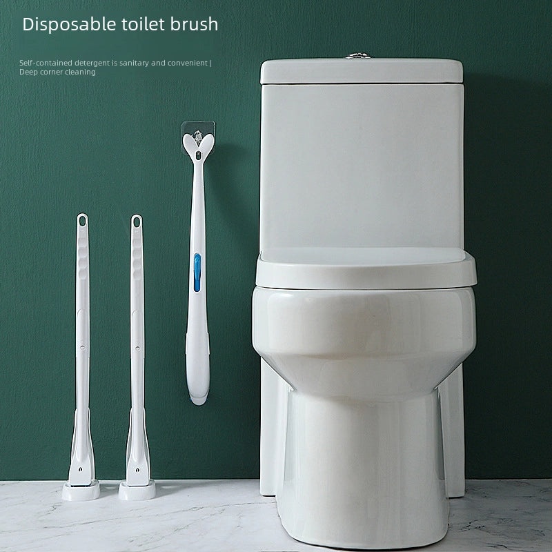 Japanese Disposable Toilet Brush Japanese Style Self-Contained Throwable Cleaner No Dead Angle | Home & Kitchen Cleaning Tools