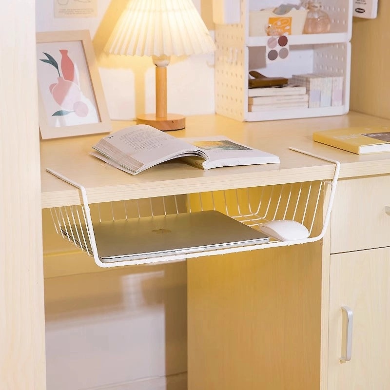 Durable Solid Color Iron Storage Rack for Casual Vacation Use|Home Organization & Storage