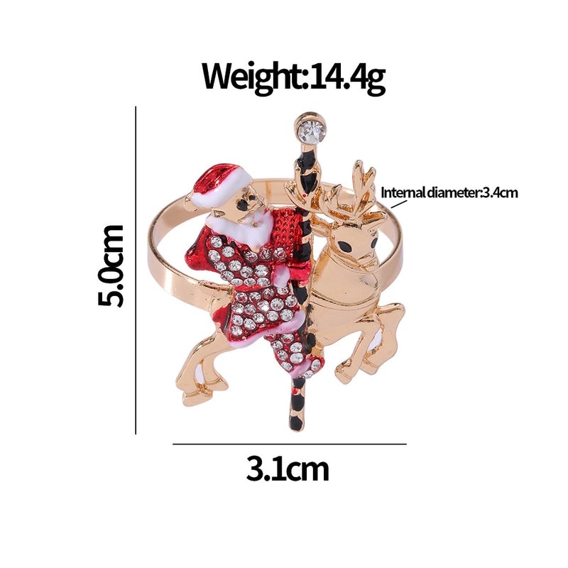 Christmas Cute Tree Santa Claus Elk Alloy Charm Ornament|Jewelry & Accessories