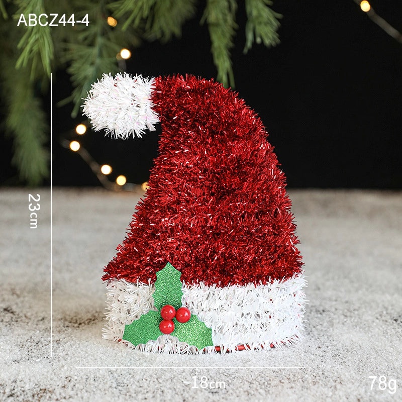 Hong Kong Heng New Christmas Ribbon Cone Tree Desktop Decoration Party Supplies Festive Atmosphere|Holiday Decorations