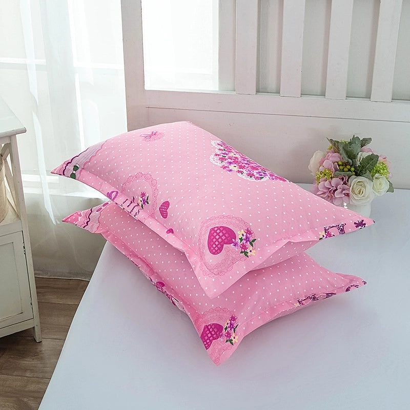 Soft Skin-friendly 100% Cotton Pillowcase for Children and Students | Home & Bedding