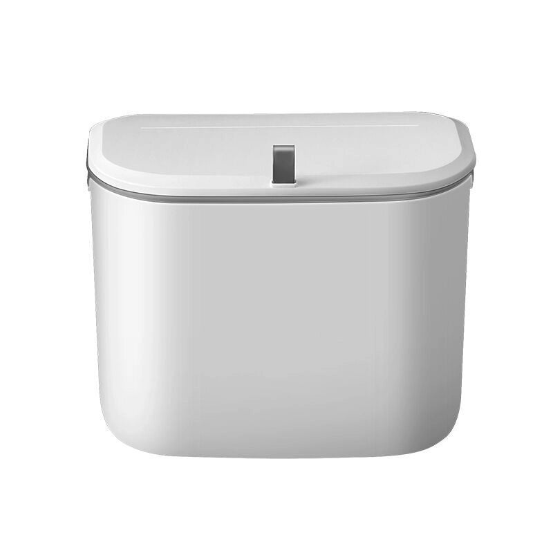 Wall-mounted Kitchen Trash Bin with Lid for Cabinet Door Hanging | Kitchen Storage & Organization