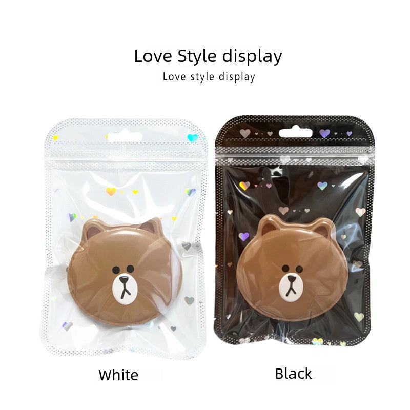 Yin Yang Lock Plastic Card Bag Small Gift Packaging Laser Self-Sealing Pocket for Jewelry|Jewelry Packaging