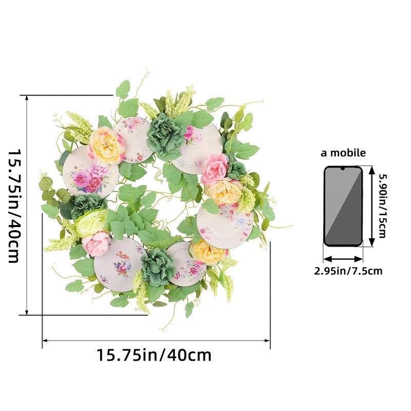 Pastoral Floral Plastic Iron Decorative Props for Casual Daily Use|Home Decor Accessories