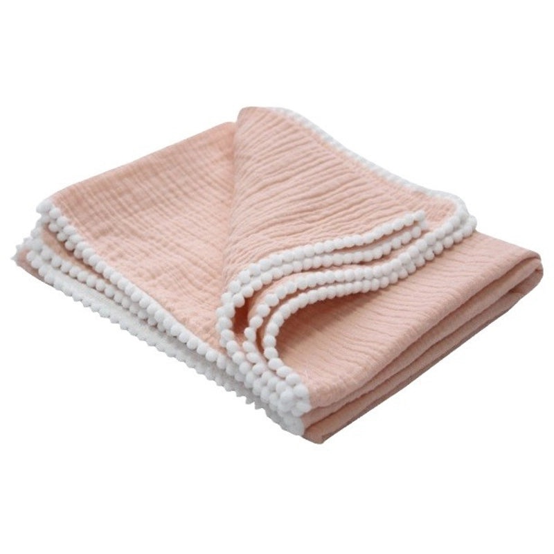 Casual Solid Color Cotton Throw Blanket for Couch and Sofa Decor | Home & Living > Bedding > Throws & Blankets