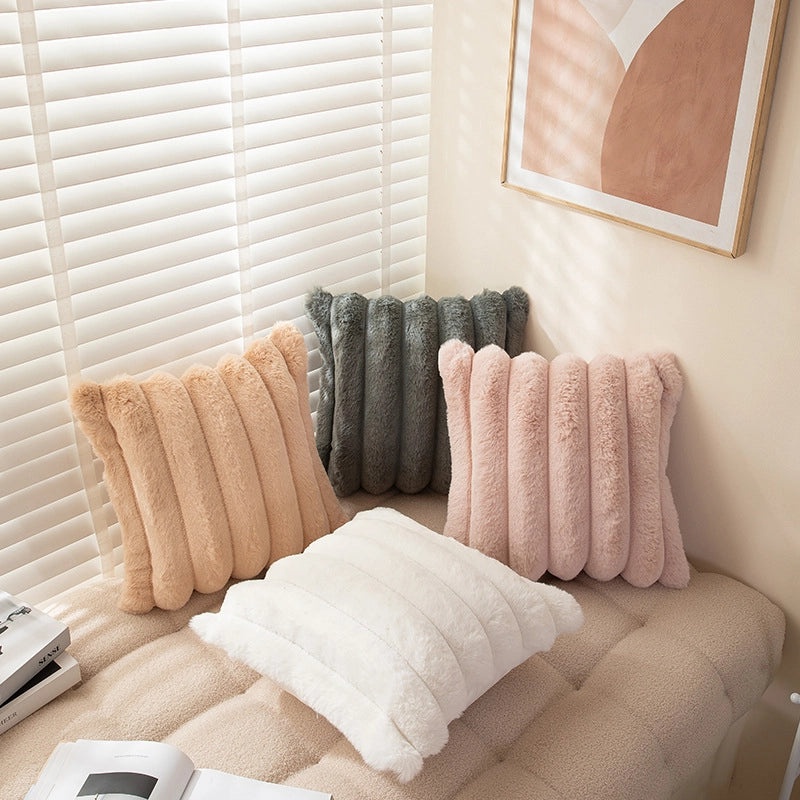 Striped Polyester Throw Pillow Covers for Casual Elegant Streetwear Bedding|Home Decor Pillows