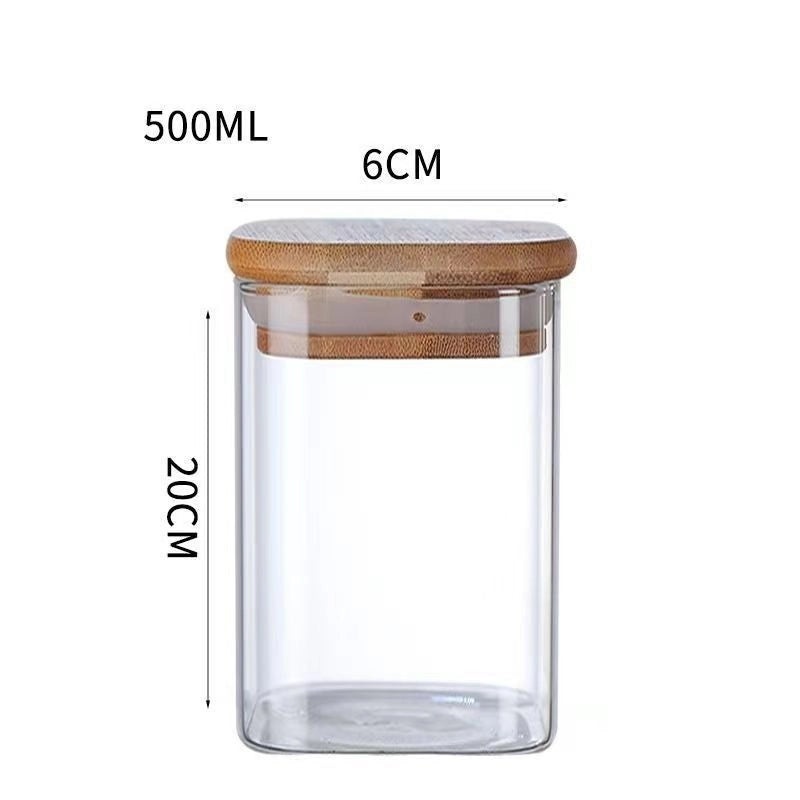 Simple Modern Glass Storage Box for Home Organization|Home Storage & Organization