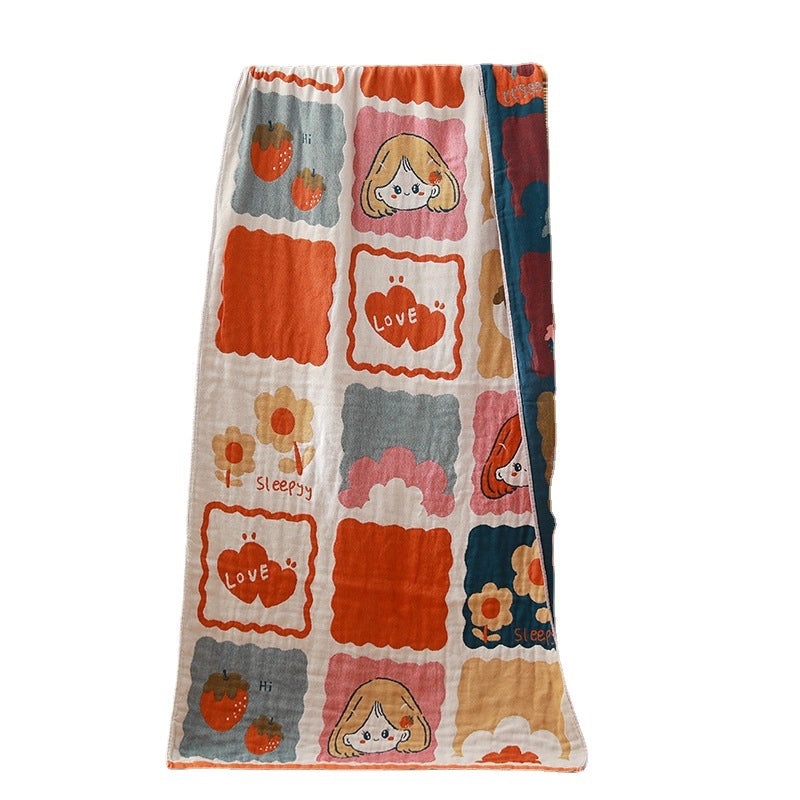 Adorable Animal Print Floral Cotton Bath Towels | Home & Bath Towels