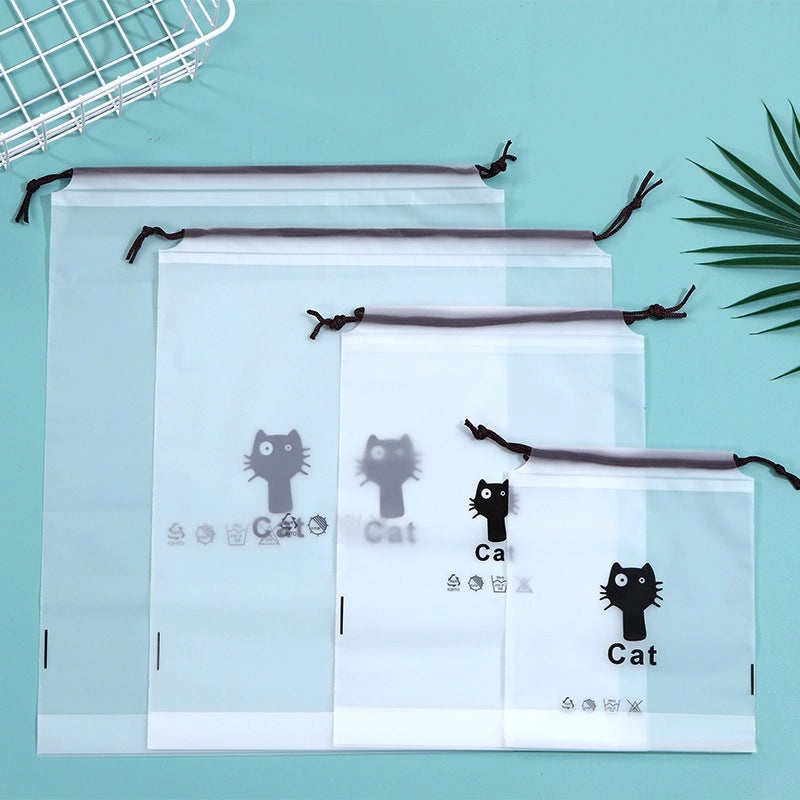 Casual Cartoon Solid Color PE Storage Pouch for Daily Use|Storage Bags & Organizers