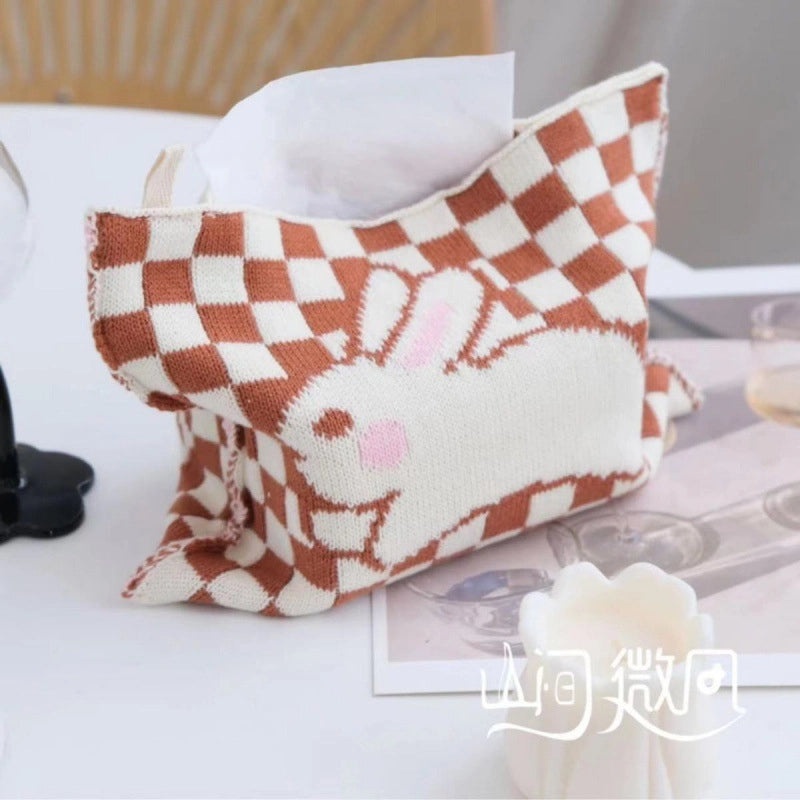 Nordic Lattice Heart Tulip Pattern Polyester Food Storage Containers|Kitchen Storage & Organization