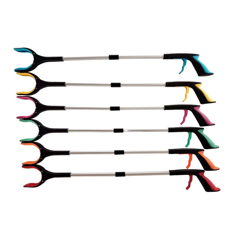 Foldable Aluminum Alloy Garbage Pick-up Tool Sanitation Household Outdoor Extended Rod Clip|Outdoor Cleaning Tools