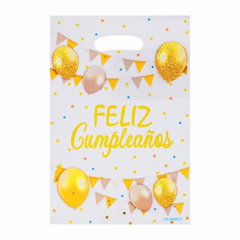 Modern Birthday Letter PET Party Gift Bags Wrapping Supplies|Party Supplies