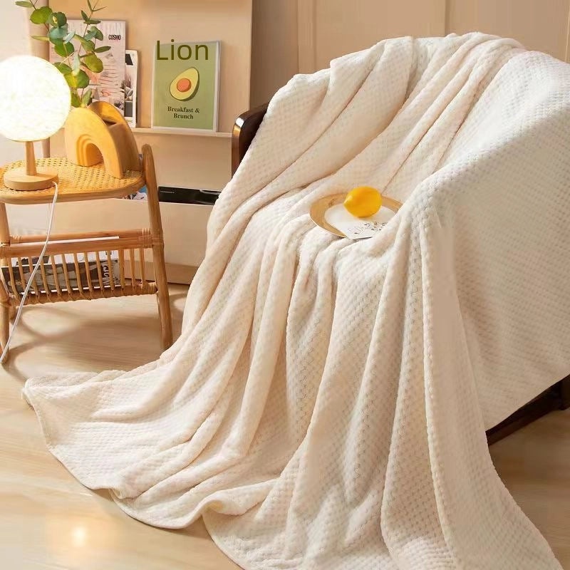 Pineapple Pattern Large Absorbent Coral Fleece Bath Towel for Men Women and Kids Soft Hair-Free Luxury Spa Towel|Bath Towels