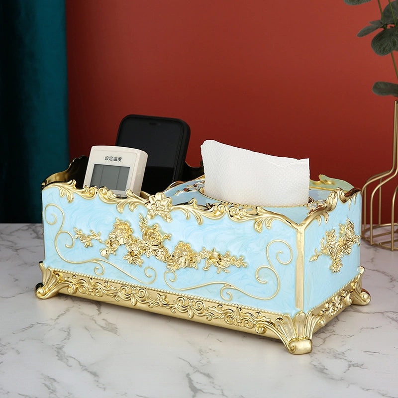 Modern Elegant Minimalist Geometric Plastic Tissue Holder | Home Decor & Storage