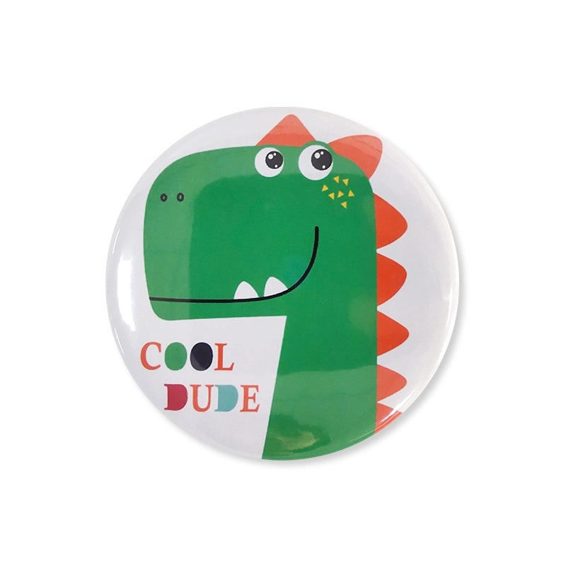 Adorable Alphabet Dinosaur Iron Pin 1 Piece||Brooches Pins