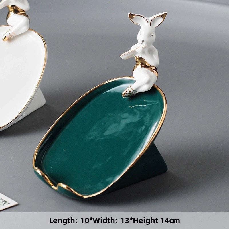 European Ceramic Soap Dish with Drainage | Bathroom Accessories