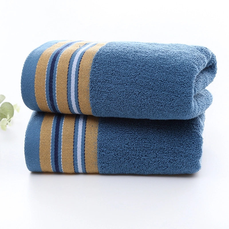 Absorbent Cotton Towel with Embroidered Logo for Household and Promotional Gifts|Home & Living - Towels & Linens