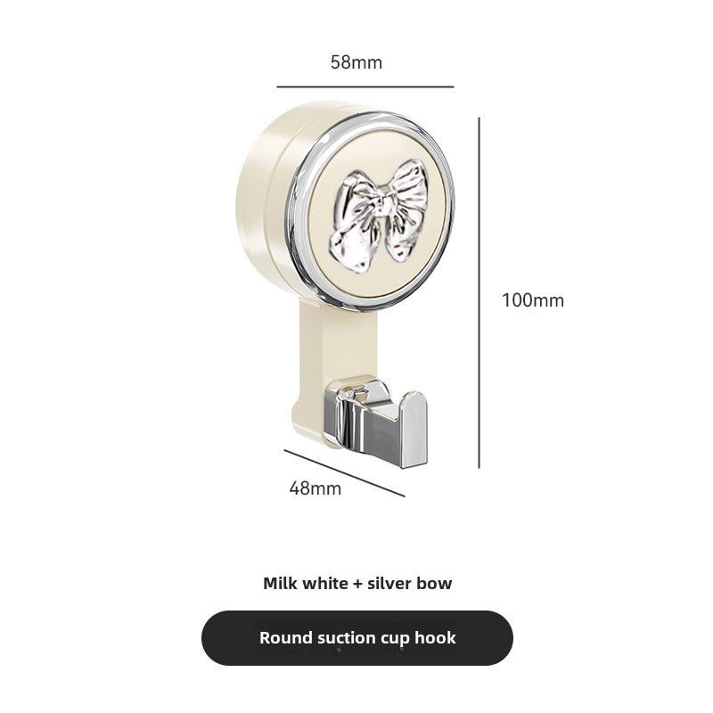 Rotary Strong Suction Cup Hook Non-perforated Seamless Load-bearing for Kitchen Bathroom Towel Door|Home Organization & Storage