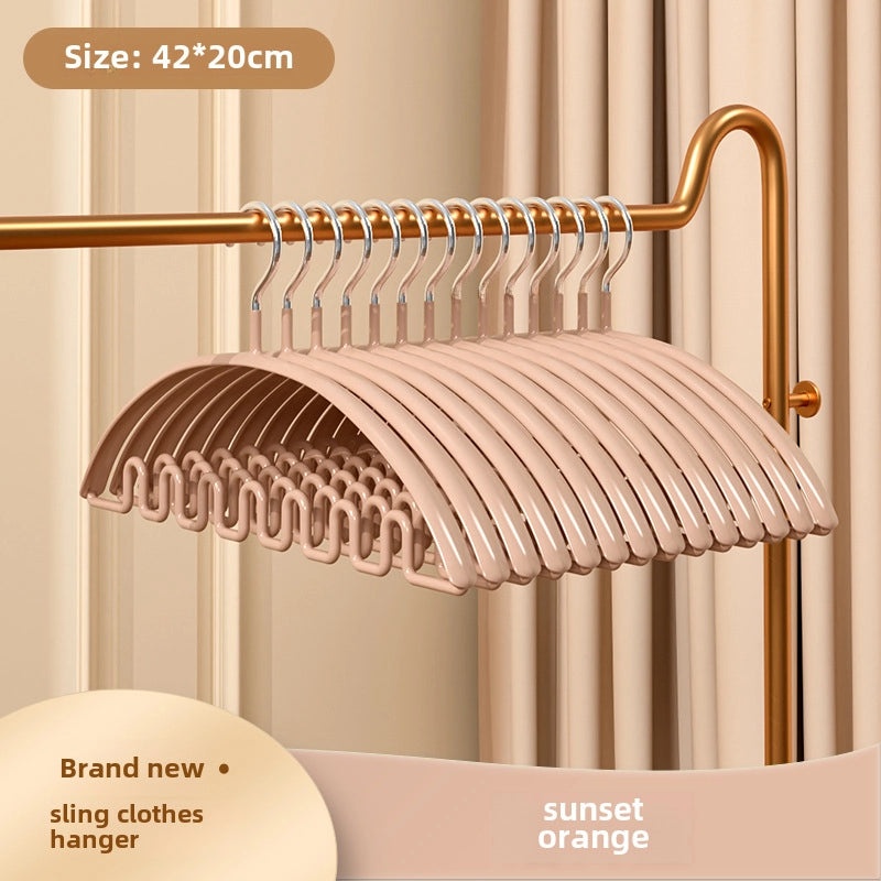 Lightweight Luxury Black Wave Pattern Underwear Hanger Multi-Functional Plastic Clothes Rack for Dormitory Storage|Home Storage & Organization