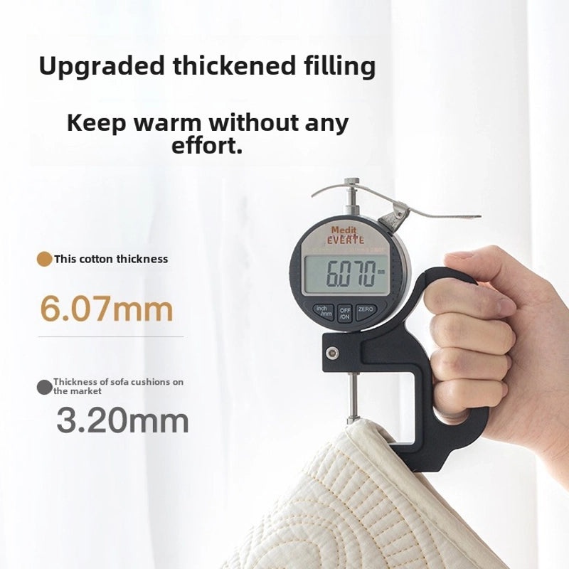 Japanese Korean Style Cream Cotton Sofa Cushion Four Seasons Non-Slip Universal Sofa Cover|Home Decor