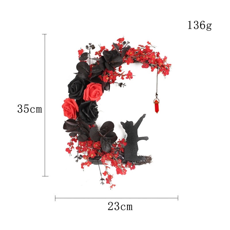 Halloween Animal Moon Flower Plastic Cloth Party Decoration Prop 1 Piece|Party Supplies