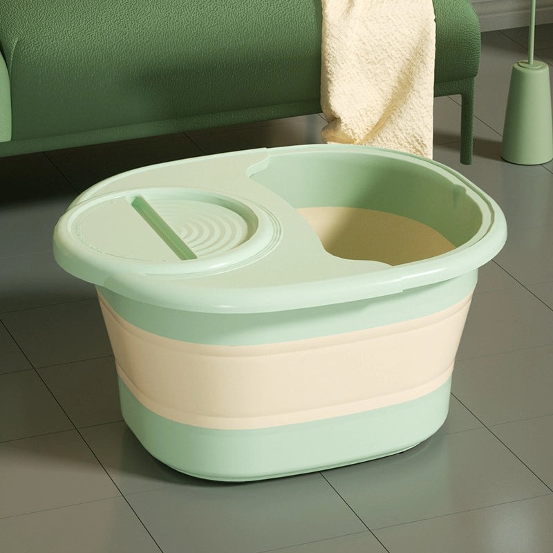 Foldable Silicone Foot Bath Bucket for Home Use | Foot Care & Massage Accessories