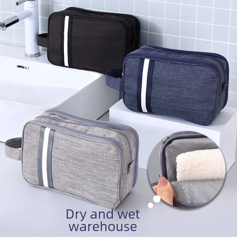 Bei Lian Portable Toiletry Bag Dry and Wet Separation Travel Cosmetic Organizer|Travel Accessories