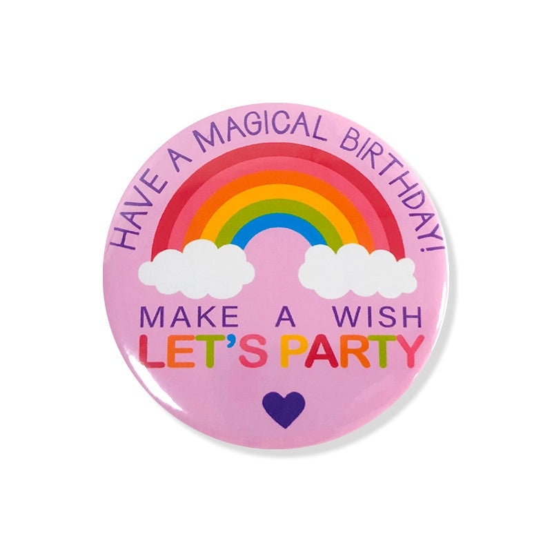 Rainbow Letter Iron Brooch Casual Style 1 Piece | |Brooches