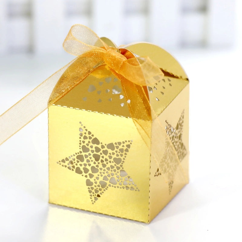 Valentine's Day Star Solid Color Paper Wrapping Supplies 50 PCS Package|Gift Wrap & Packaging