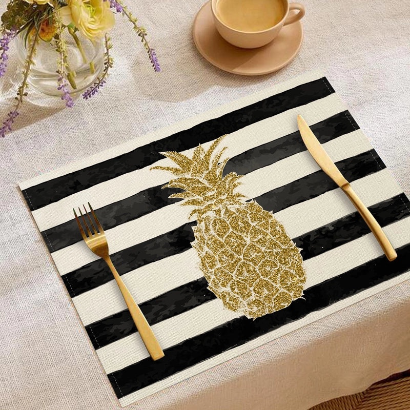 Elegant Nordic Linen Fruit Pattern Cushion Cover for Sofa and Couch | Home Decor Pillows & Cushions