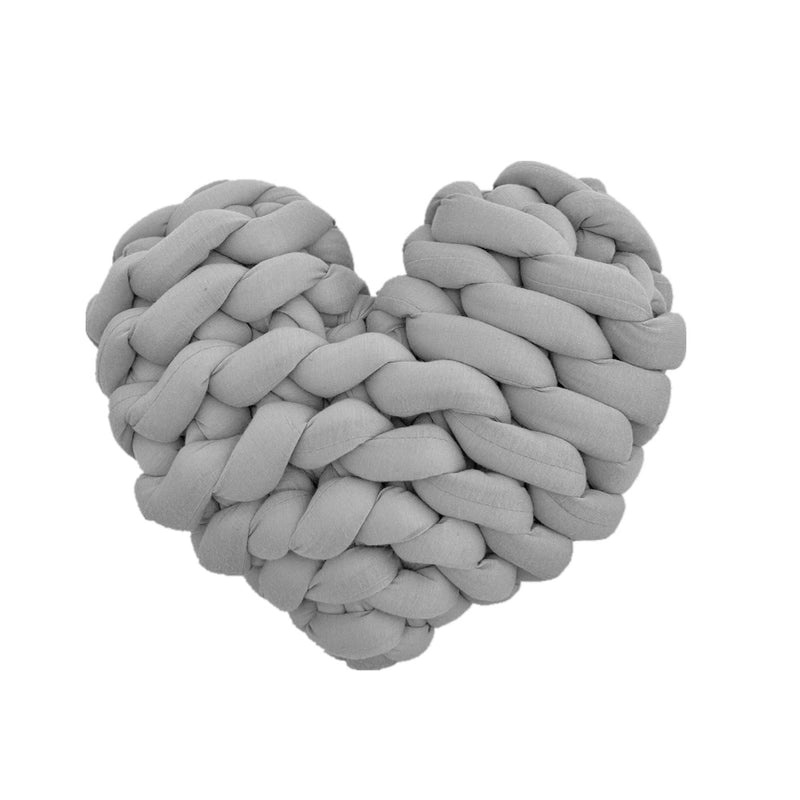 Handmade Nordic Heart-shaped Pillow DIY Core-filled Yarn Woven Cushion Photography Props|Home Decor & Photography Props