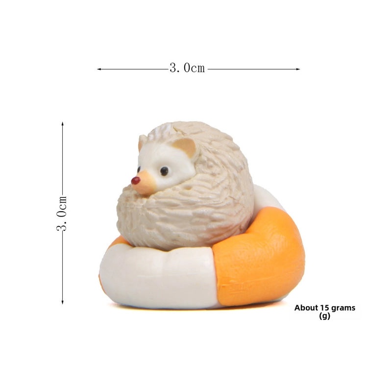 Miniature Sitting Hedgehog Sofa Doll DIY Home Garden Decor | Home & Garden Miniatures