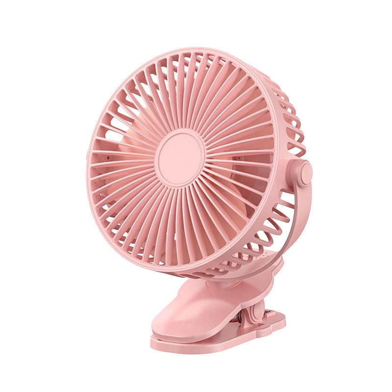 Portable Rechargeable Clip Fan with Rotating Head and Large Airflow | Home Appliances Fans