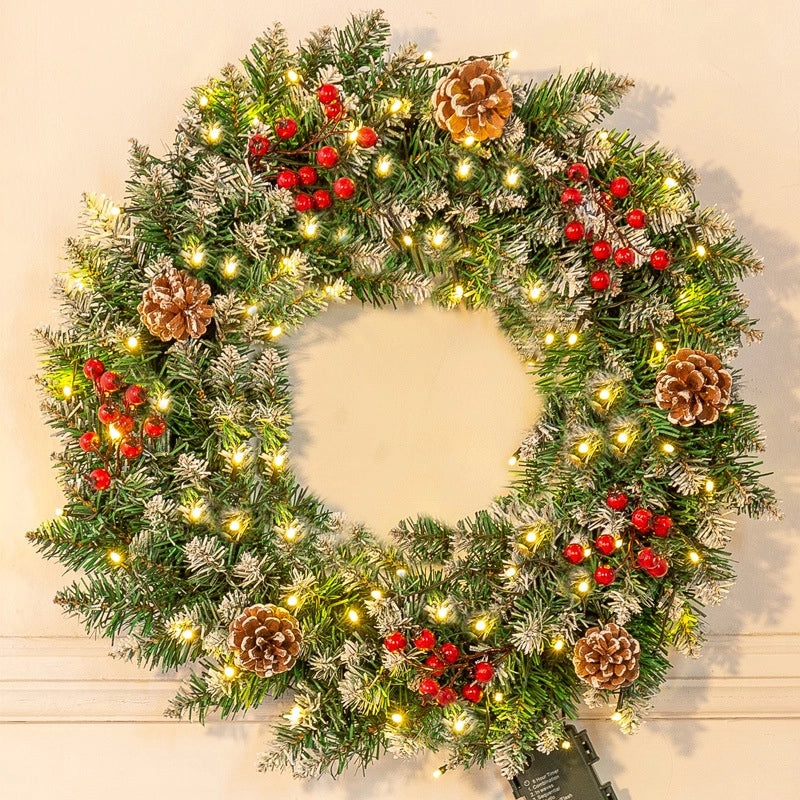 Christmas Rattan Garland 40CM 50CM 60CM Festive Holiday Decoration for Home|Christmas Decorations