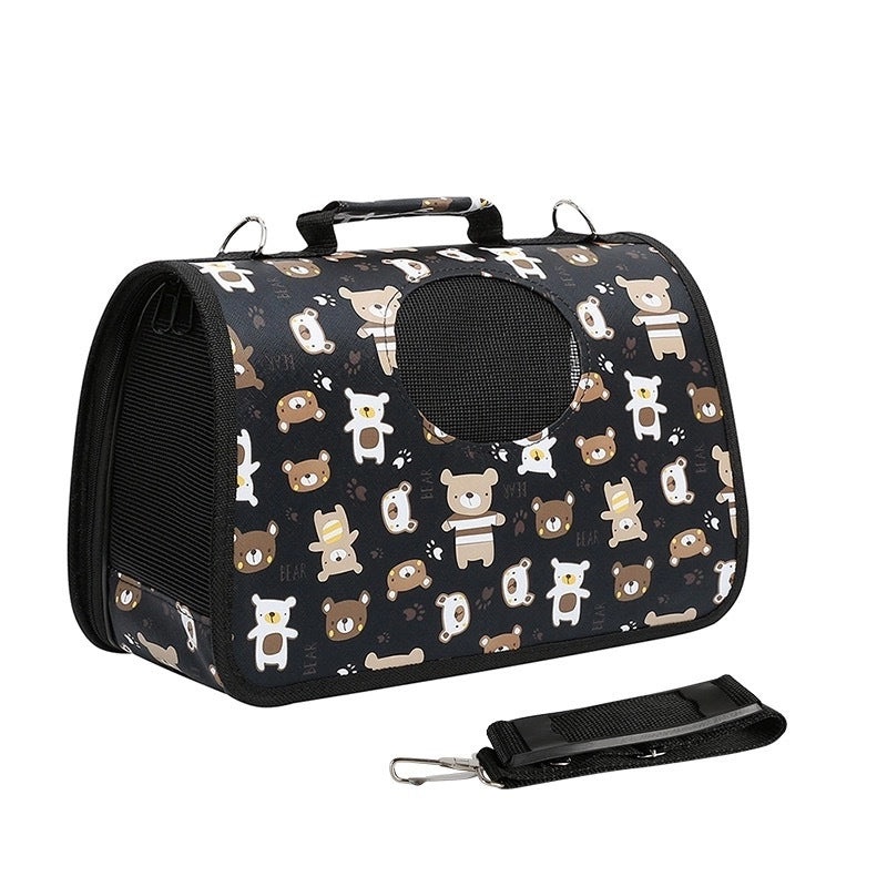 Foldable Space Capsule Pet Carrier Backpack for Small Dogs and Cats Portable Outing Cage Bag|Pet Carriers & Travel Gear