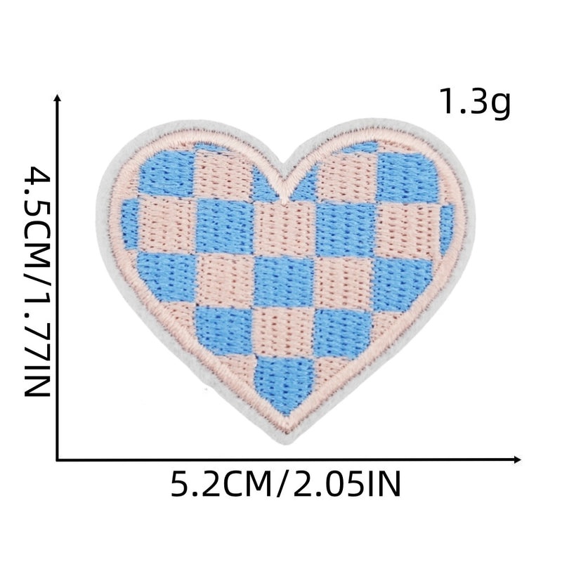 Cute Cartoon Love Embroidered Patch Hair Accessories|Clothing & Hair Embellishments