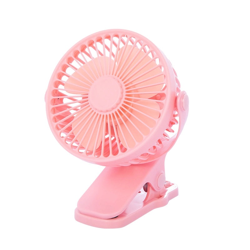 Portable Rechargeable Clip Fan with Rotating Head and Large Airflow | Home Appliances Fans
