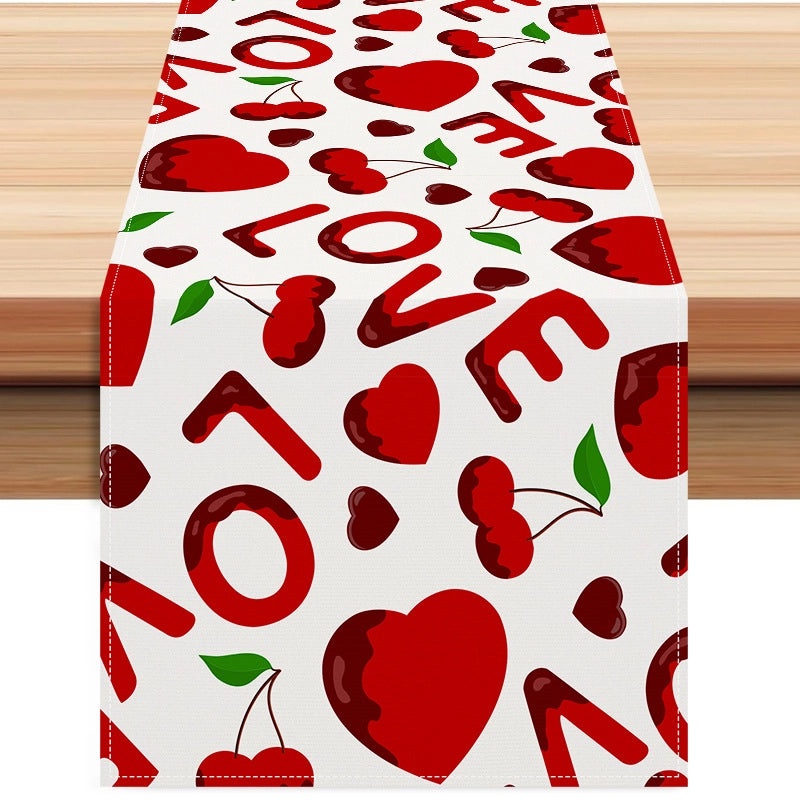 Elegant Cherry Blossom Linen Tableware Set|Home & Living