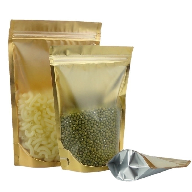 Minimalist Solid Color Plastic Food Storage Bags 100pcs | Kitchen Storage & Organization