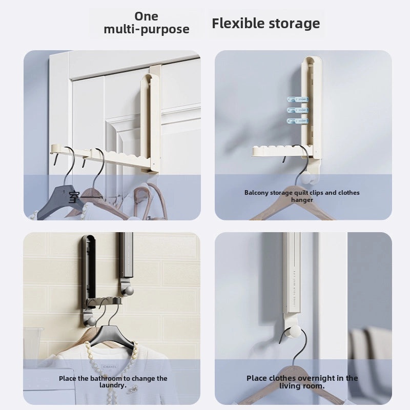 Punch-Free Door Hook for Hanging Coats and Bags | Home Organization