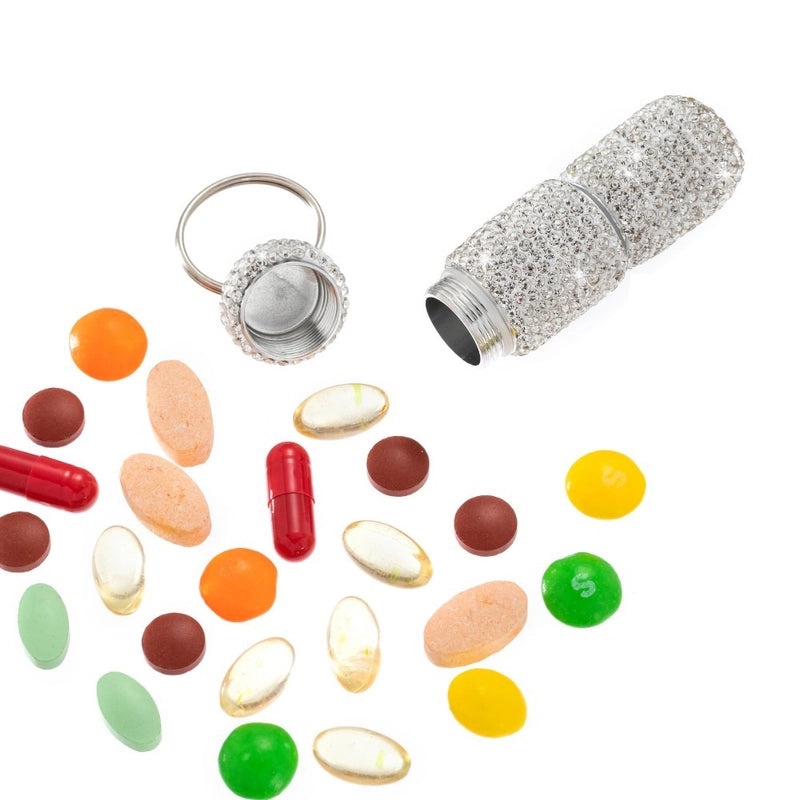 Casual Elegant Glam Solid Color Alloy Rhinestone Aluminum Storage Tank Organizer|Jewelry Storage & Organizers