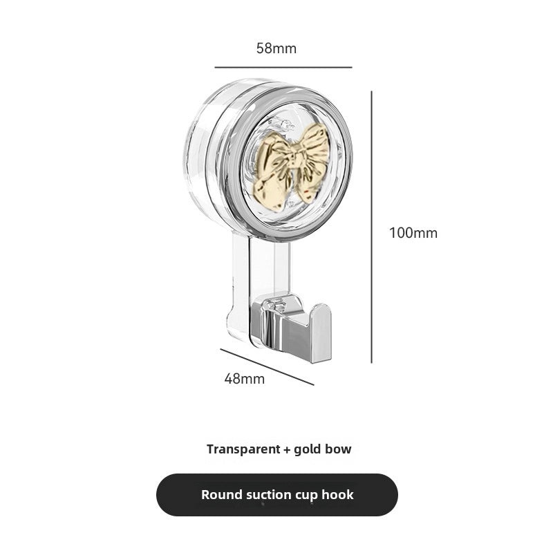 Rotary Strong Suction Cup Hook Non-perforated Seamless Load-bearing for Kitchen Bathroom Towel Door|Home Organization & Storage