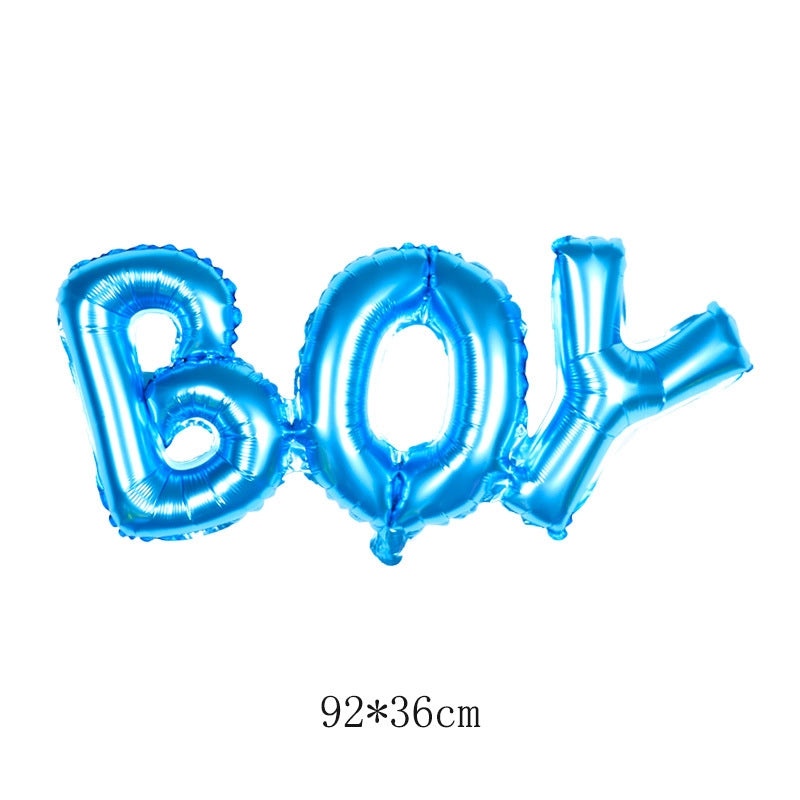 Modern Cute Birthday Letter Balloons Aluminum Foil Decoration|Party Supplies Balloons