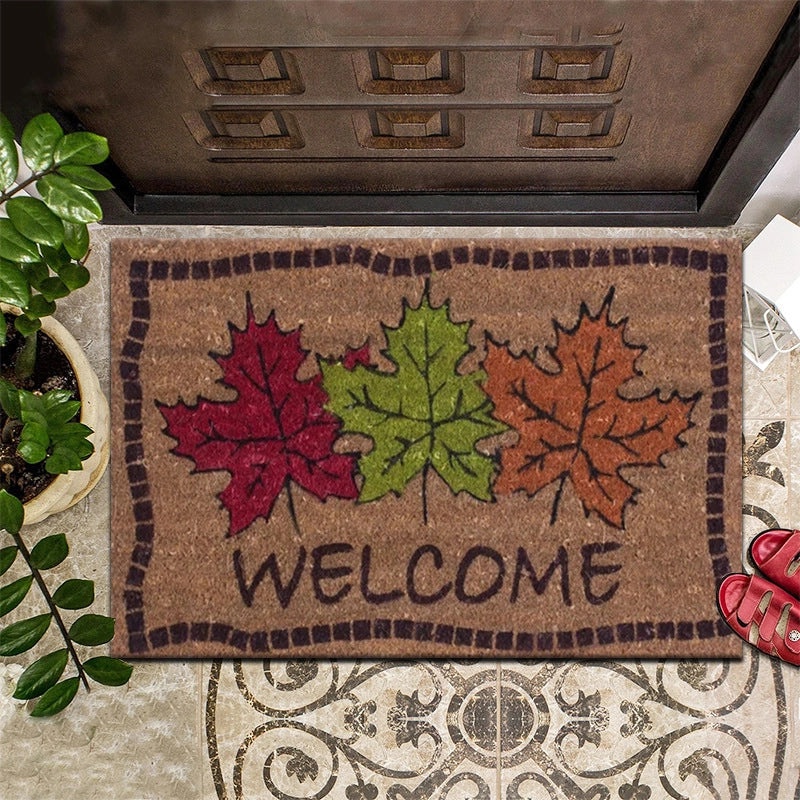 Retro Floral Animal Print Polyester Bath Rug for Bathroom | Home Decor & Bath Accessories