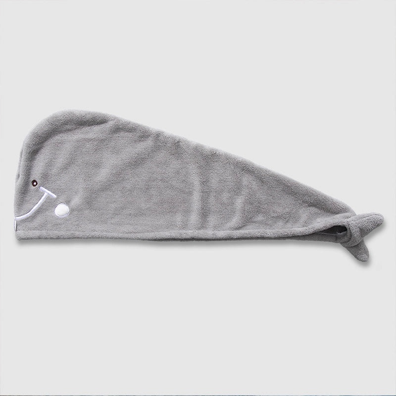 Coral Velvet Bamboo Charcoal Antibacterial Double-layer Hair Drying Towel Cap for Women | Hair Care Accessories