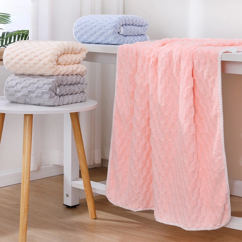 Quick-Dry Cloud Pattern Hair Drying Towel Hat Women's Wearable Thick Absorbent Bath Towel|Personal Care Accessories