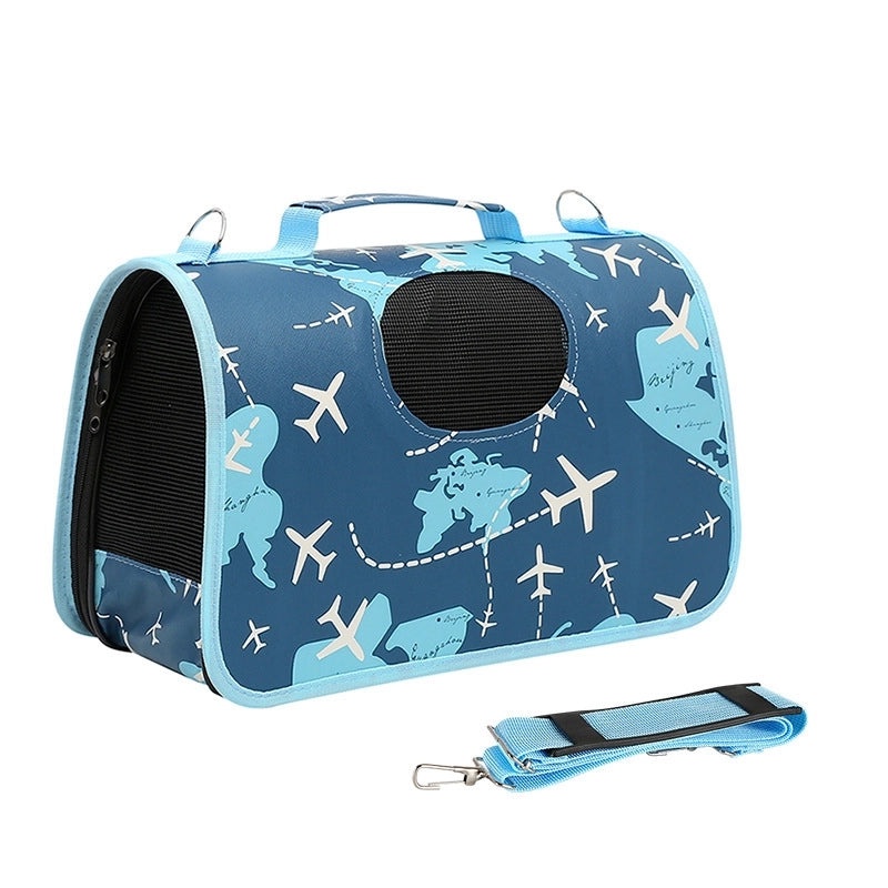 Foldable Space Capsule Pet Carrier Backpack for Small Dogs and Cats Portable Outing Cage Bag|Pet Carriers & Travel Gear