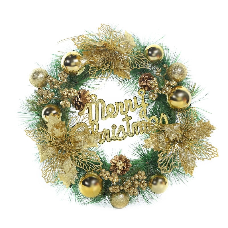 Festive Holiday Christmas Wreath Decoration | Home Decor & Holiday Accessories