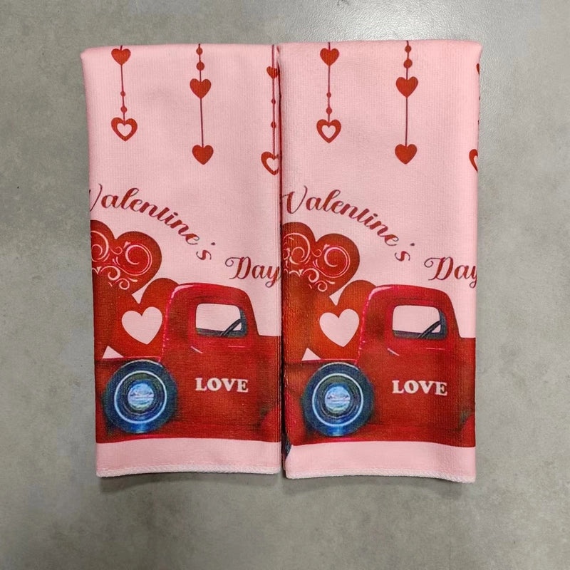 Cute Sunflower Heart Shape Daisy Cotton Polyester Towels for Casual Use | Home & Living - Bath Towels