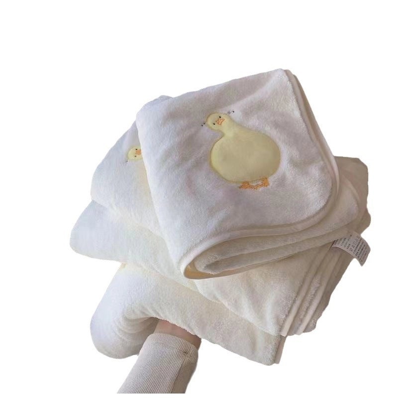 Thickened Quick-Dry Cotton Bath Towel Set, Hair-Free, Absorbent Two-Piece for Men and Women|Home & Bath Textiles